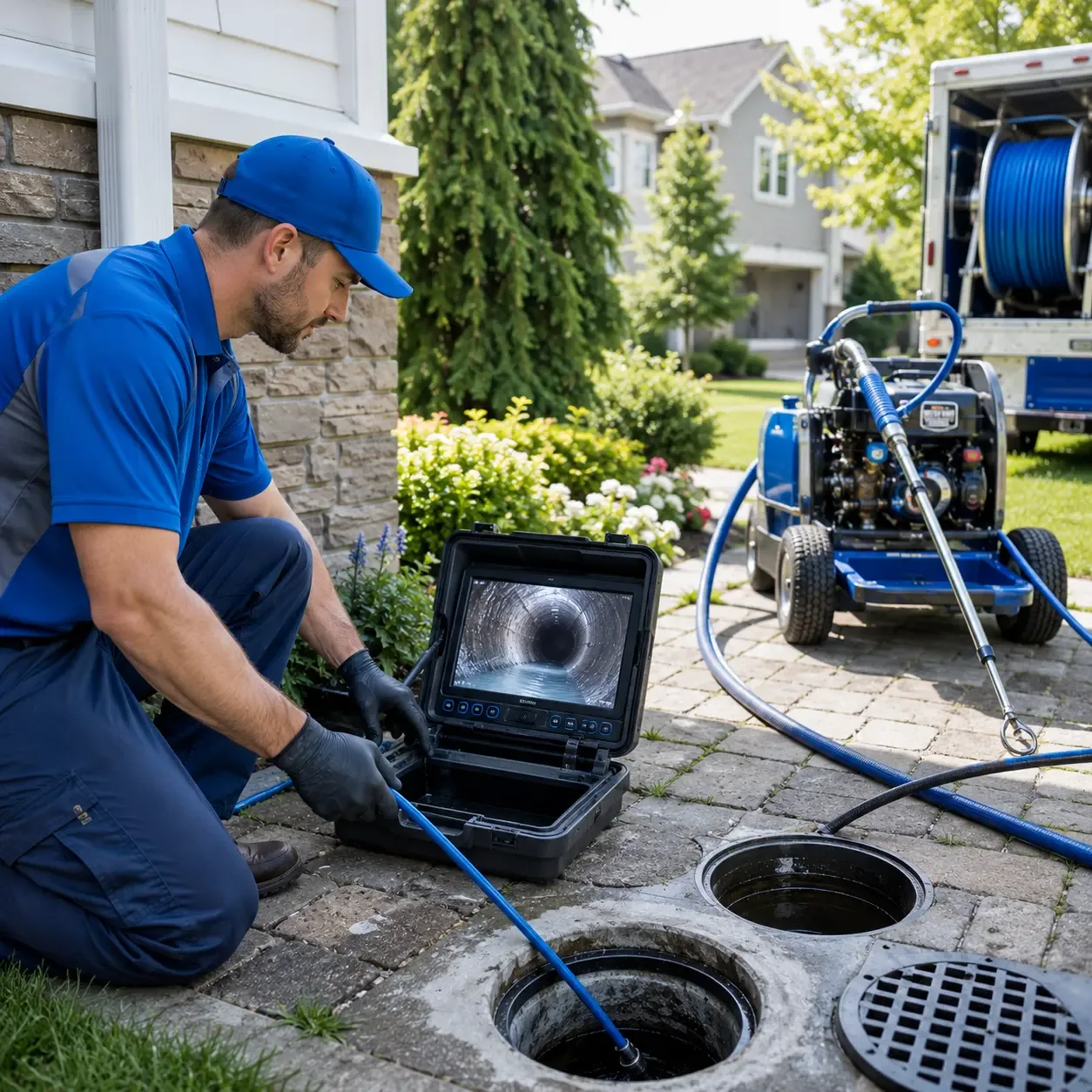 Outdoor drain cleaning professionals serving Larose, LA